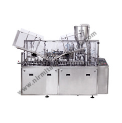 Double Nozzle Linear Tube Filling Machine