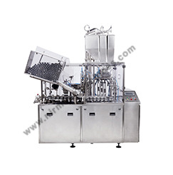 Single Nozzle Linear Tube Filling Machine